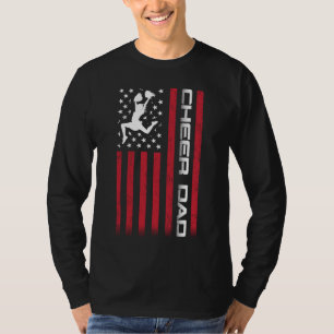 4. Juli US-Flagge Cheer Vater Geschenk für Vater C T-Shirt