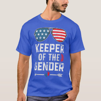 4. Juli US-Flagge: Gender Reveal T-Shirt