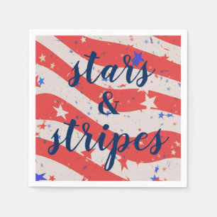 4. Juli US Flagge Patriotische Flagge Serviette