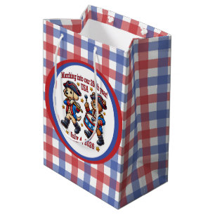 4. Juli USA 250. Jahrestag Halbjahr Mittlere Geschenktüte
