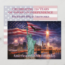 4. Juli USA 250. Statue of Liberty Rakete