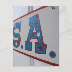 4. Juli USA Bound Postkarte