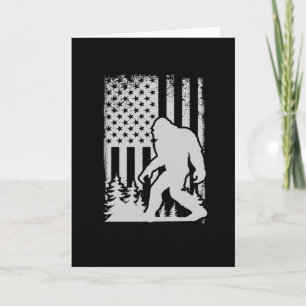 4. Juli USA-Feier Bigfoot 1776 Karte