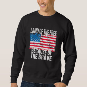 4. Juli USA Flaggenland der freien wegen t Sweatshirt