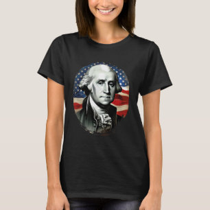 4. Juli USA George Washington Malerei Ein T-Shirt