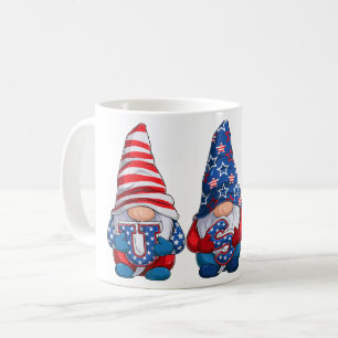 4. Juli USA Gnomes Kaffeetasse