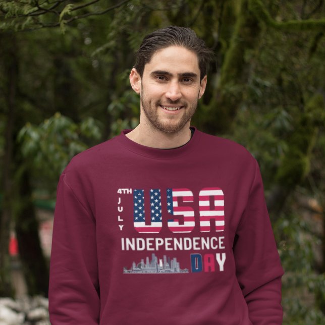 4. Juli - USA Independence Day Design Sweatshirt (Von Creator hochgeladen)