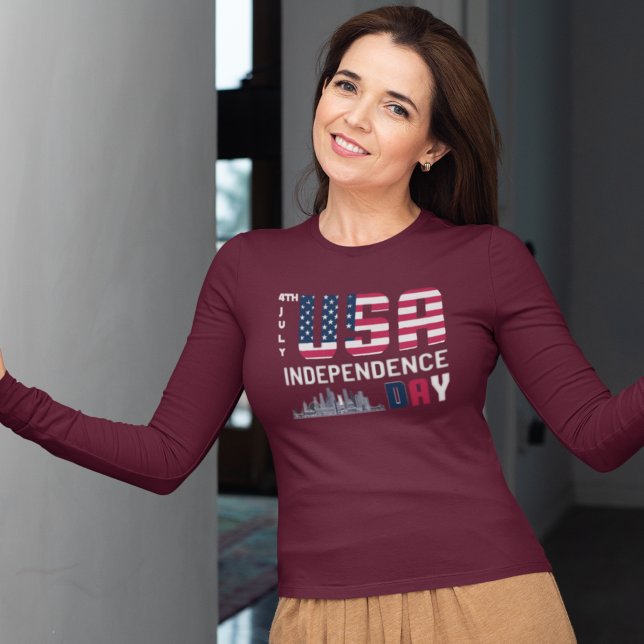 4. Juli - USA Independence Day Design T-Shirt (Von Creator hochgeladen)