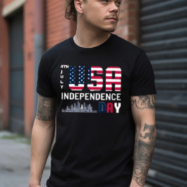 4. Juli - USA Independence Day Design T-Shirt