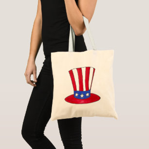 4. Juli USA Patriotic Uncle Sam Top Hat Tasche