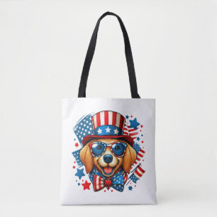 4. Juli USA Patriotischer Hund Unabhängigkeitstag