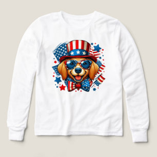 4. Juli USA Patriotischer Hund Unabhängigkeitstag