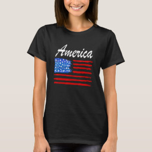 4. Juli USA USA US-amerikanische Flagge Patriotic T-Shirt