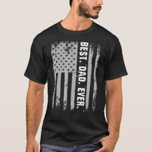 4. Juli Vater US-amerikanische Flagge Vierte Patri T-Shirt