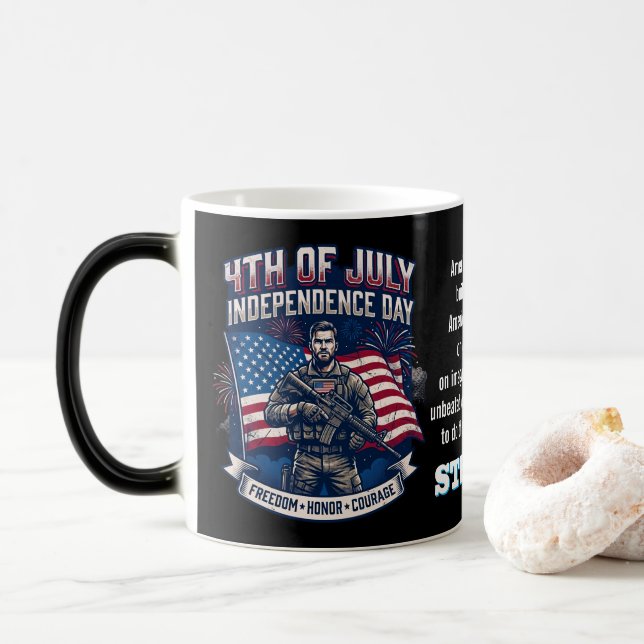 4. Juli  Verwandlungstasse (Mit Donut)