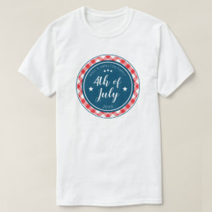 4. Juli Wiedersehen-Party der Familie Personalisie T-Shirt