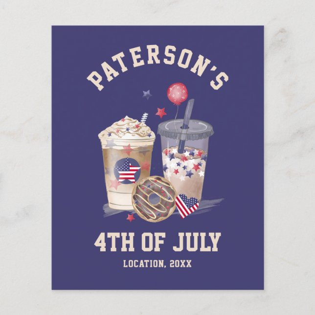 4. Juli Wiedersehen Party Unabhängigkeit (Vorderseite)