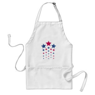 4. Juli Women Men Kids Niedlich USA Patriotic Star Schürze