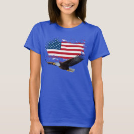 4. Juli Womens Blue T Shirt