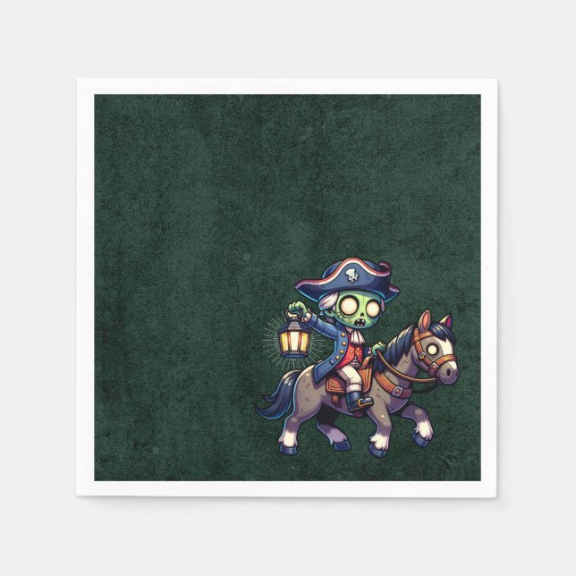 4. Juli Zombie Serviette (Vorderseite)