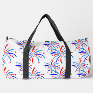 4. july Unabhängigkeit Feuerwerk Stars Duffle Bag