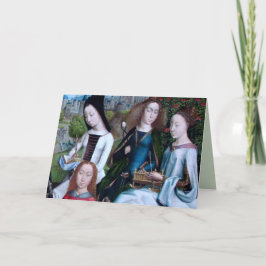 4 Jungfrauen Märtyrer in einem Garten (Einzelheite Karte