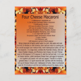 4 Käse mac Postkarte