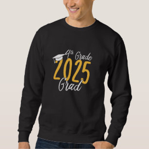 4. Klasse 2025 Vierte Klasse Abitur Party Sweatshirt