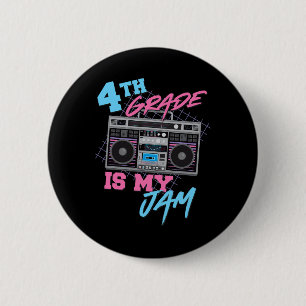 4. Klasse ist mein Marmelade - Vintager 80er Boomb Button
