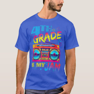 4. Klasse ist meine Jam Retro Radio Kassette zurüc T-Shirt