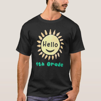 4. Klasse Jungen Mädchen Lehrer Hallo Vierter Klas T-Shirt