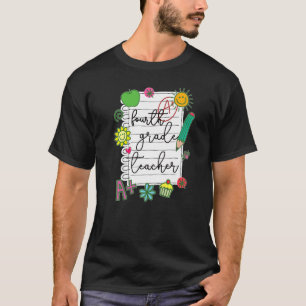 4. Klasse Lehrer Bester Vierter Lehrer T-Shirt