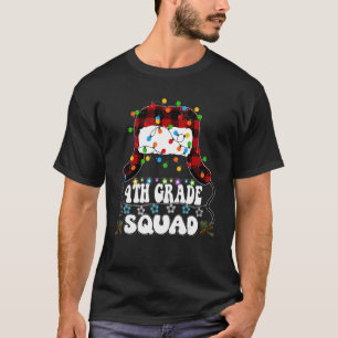 4. Klasse Lehrer-Team-Rentier Lehrer Weihnachten T-Shirt