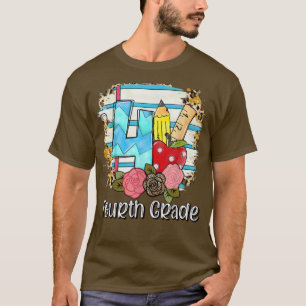 4. Klasse Lehrer Vierte Klasse zurück zum Schulabs T-Shirt