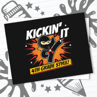 4. Klasse Ninja Kick ersten Tag zurück zur Schule