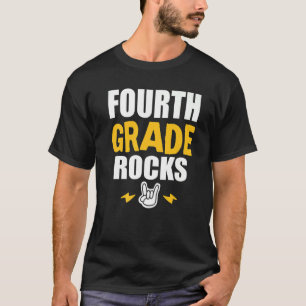 4. Klasse rockt Zurück zur Schule Musiklehrer Stu T-Shirt