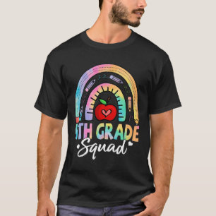 4. Klasse Squad zurück zur Schule Vierte Klasse Te T-Shirt