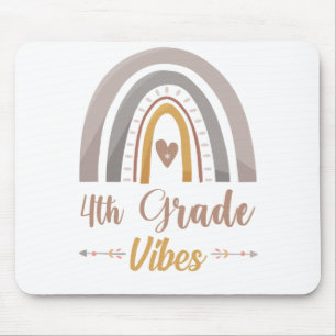 4. Klasse Vibes Vierte Klasse zurück zur Schule Mousepad