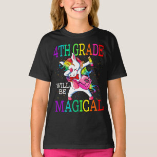 4. Klasse wird magisch zurück zur Schule Unicorn T-Shirt