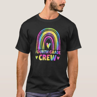 4. Klassenlehrer Crew Tie Dye Zurück in die Schule T-Shirt