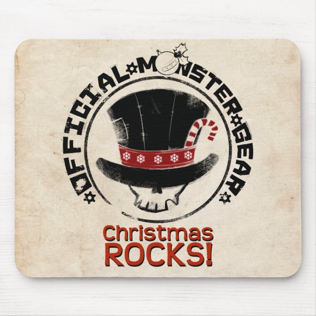 4 kleine Monster - Andy-Feiertag Mousepad (Vorne)