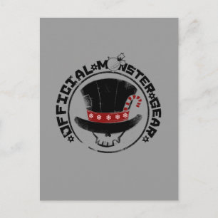 4 kleine Monster - Andy-Feiertags-Logo Feiertagspostkarte