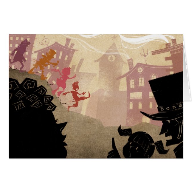 4 kleine Monster - gehend durch Stadt (Vorderseite (Horizontal))