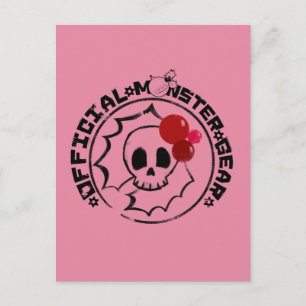 4 kleine Monster - Nessa Feiertags-Logo Feiertagspostkarte