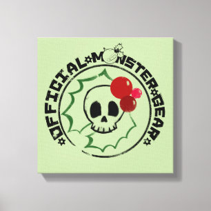 4 Kleine Monster - Nessa Holiday Logo 2 Leinwanddruck