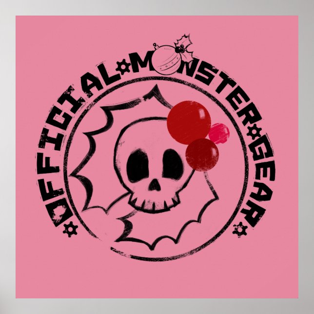 4 Kleine Monster - Nessa Holiday Logo Poster (Vorne)