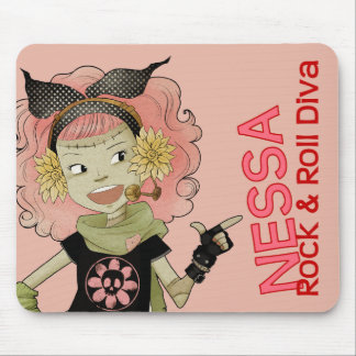 4 kleine Monster - Nessa Mousepad