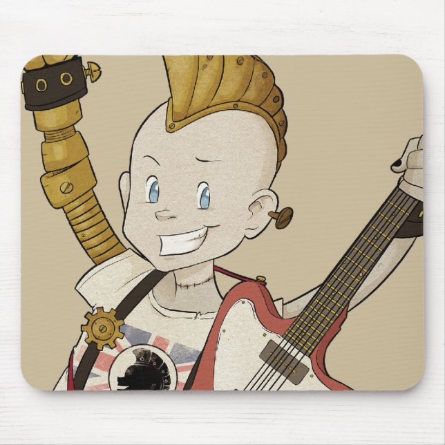 4 kleine Monster - Nigel Mousepad (Vorne)