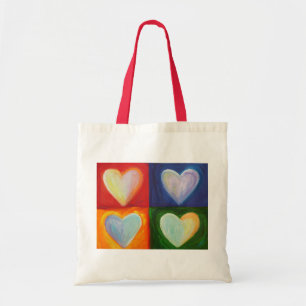 4 Liebe Herz Art Inspiration Tote Tasche