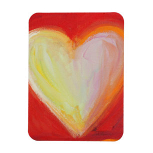 4 Liebe Herz Kunst Inspiration Kühlschrankmagnet Magnet